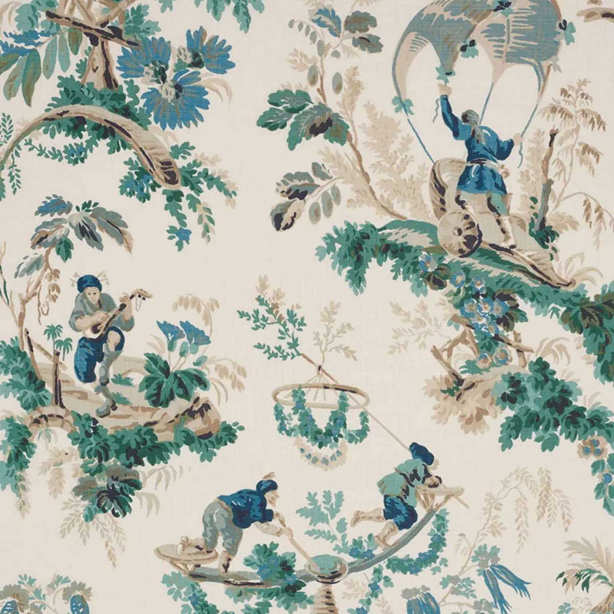 PLAISIRS DE LA CHINE_ EMERALD & PEACOCK