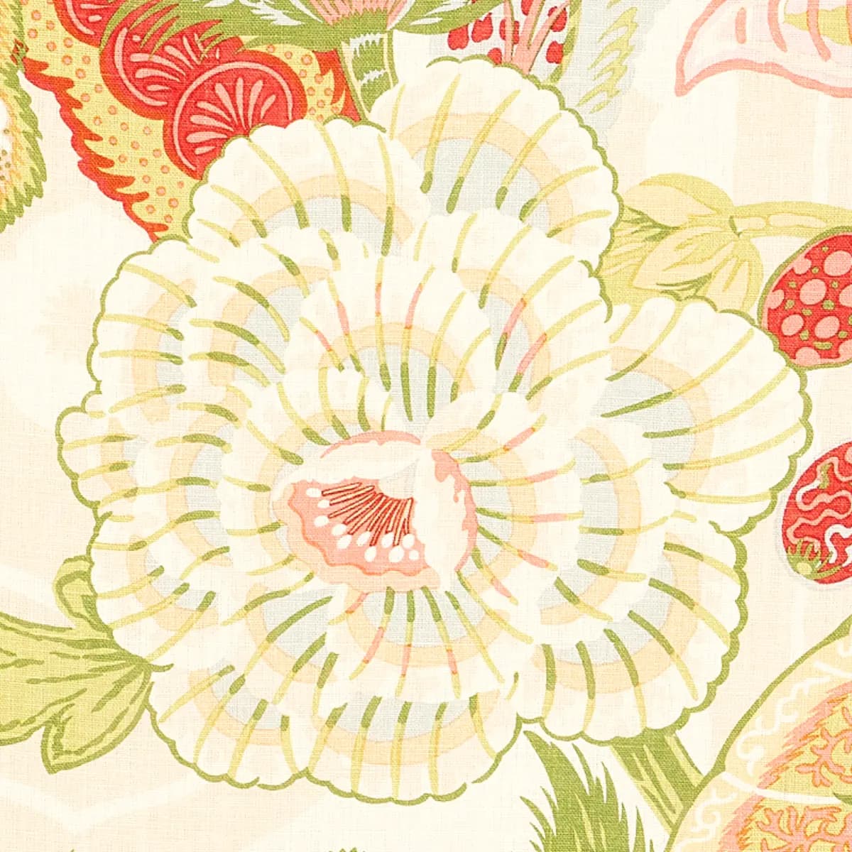 ZANZIBAR LINEN PRINT_ MELON