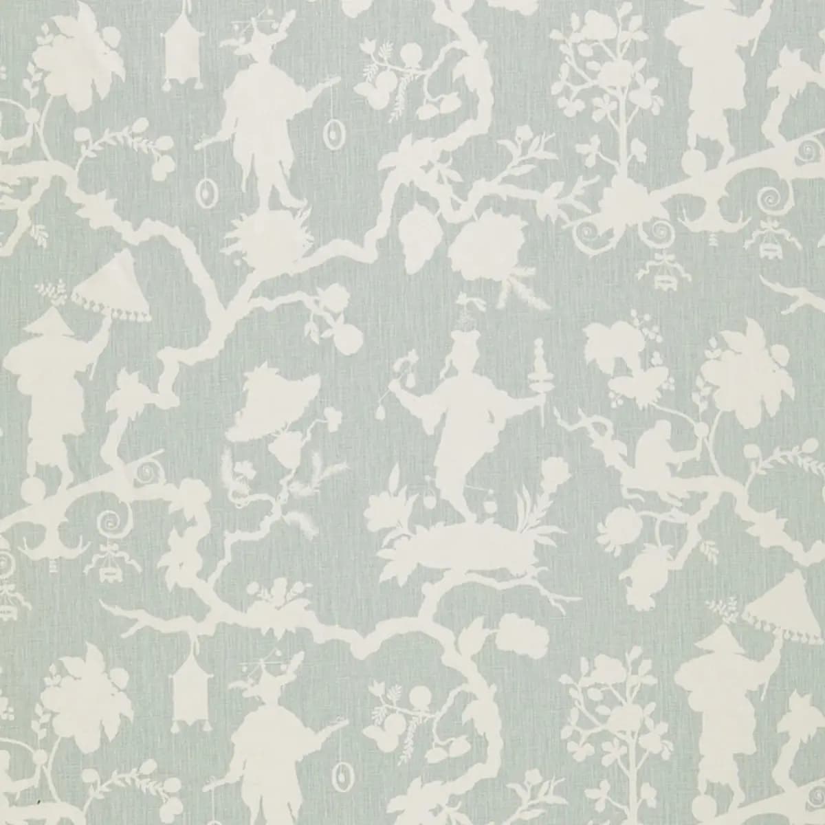 SHANTUNG SILHOUETTE PRINT_ MINERAL