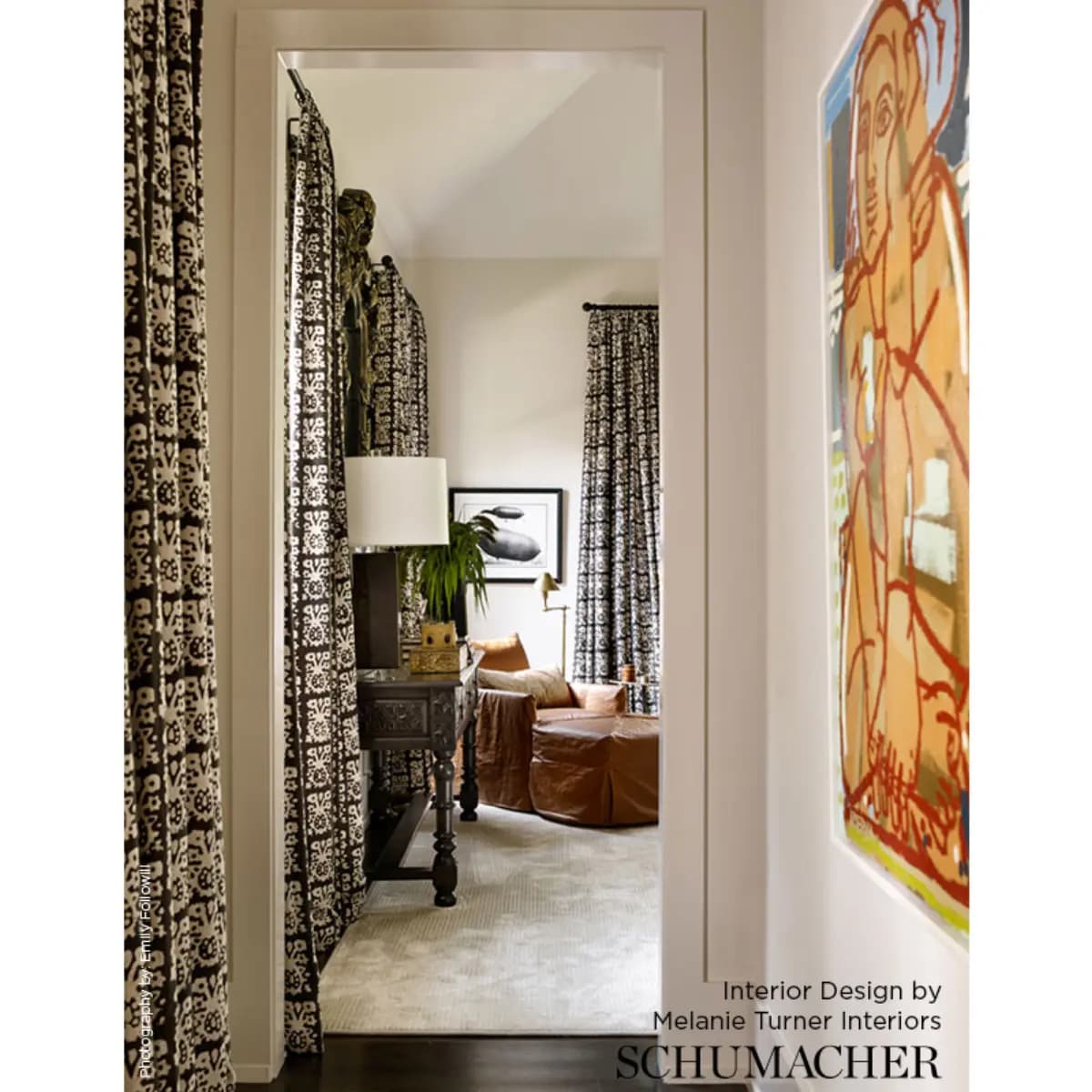 JAKARTA LINEN PRINT_ GRAPHITE