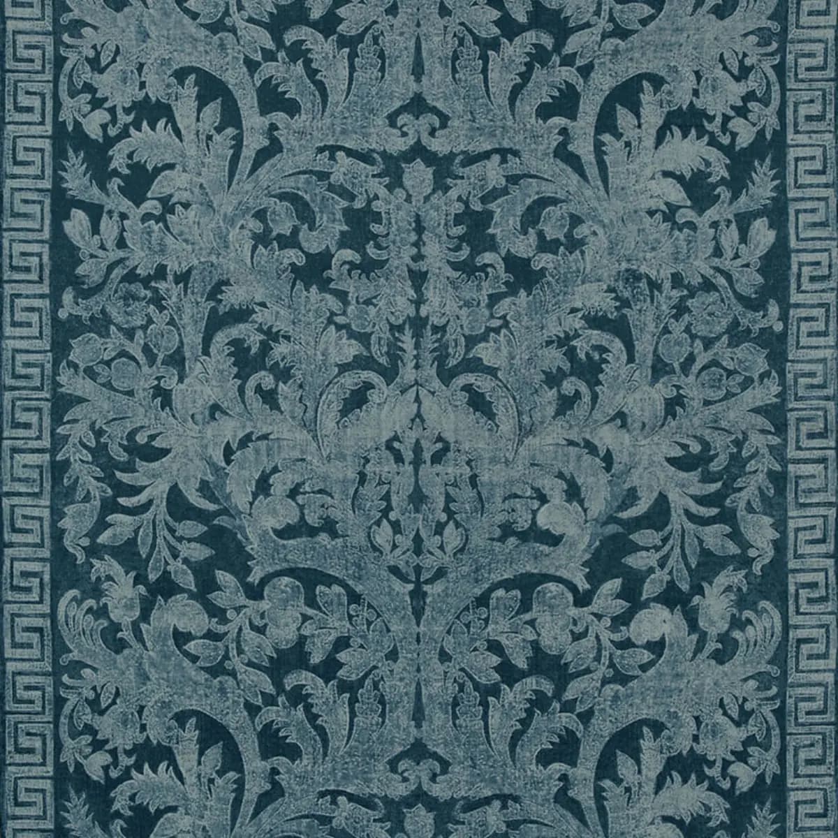 CARLOTTA VELVET DAMASK_ INDIGO