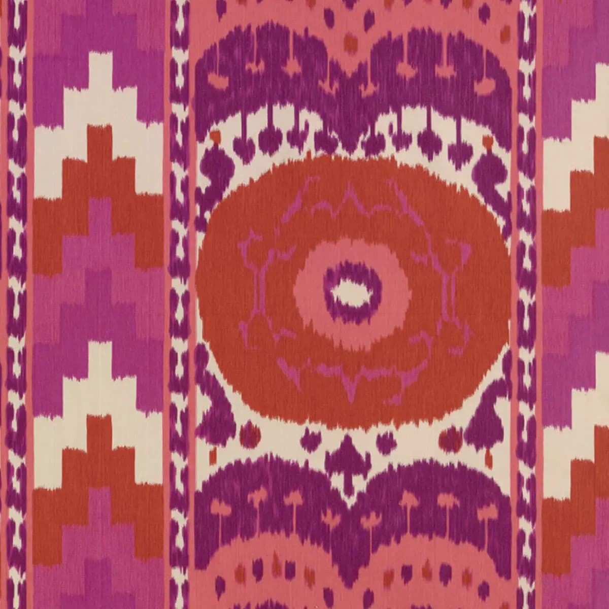 SAMARKAND IKAT II_ RUBY