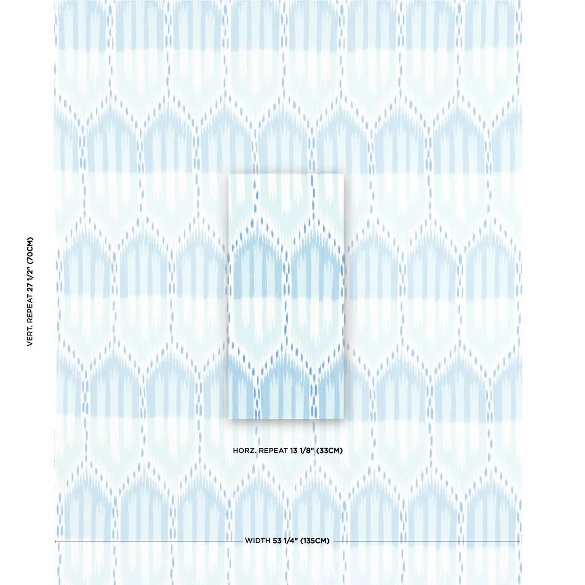 BUKHARA IKAT_ SKY AND AQUA