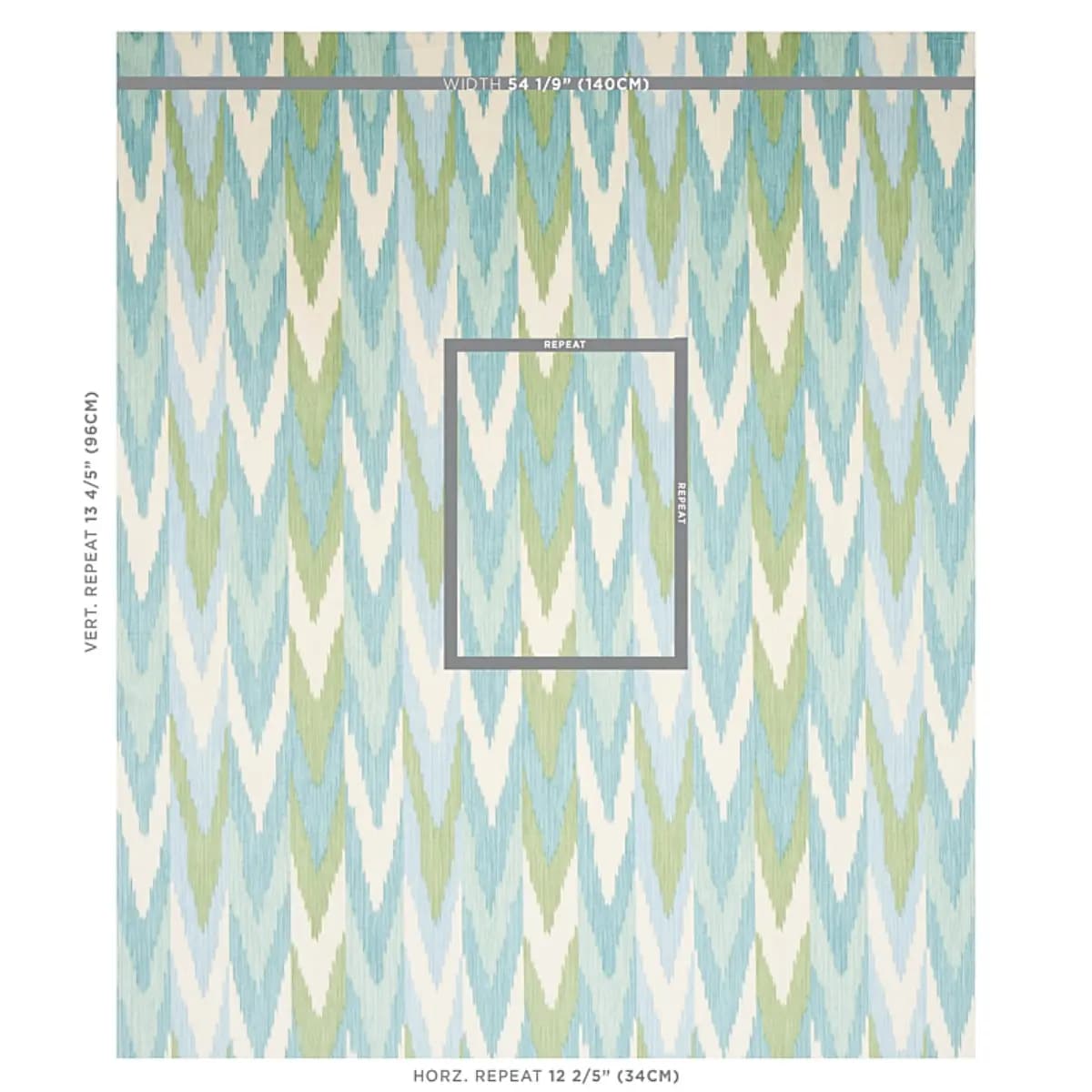KASHGAR VELVET IKAT_ MINERAL & LEAF