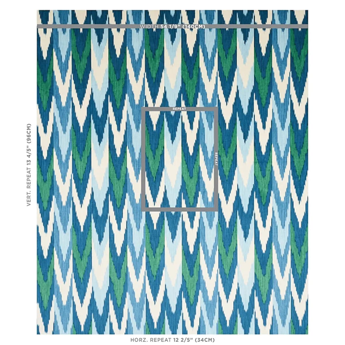 KASHGAR VELVET IKAT_ PEACOCK & EMERALD