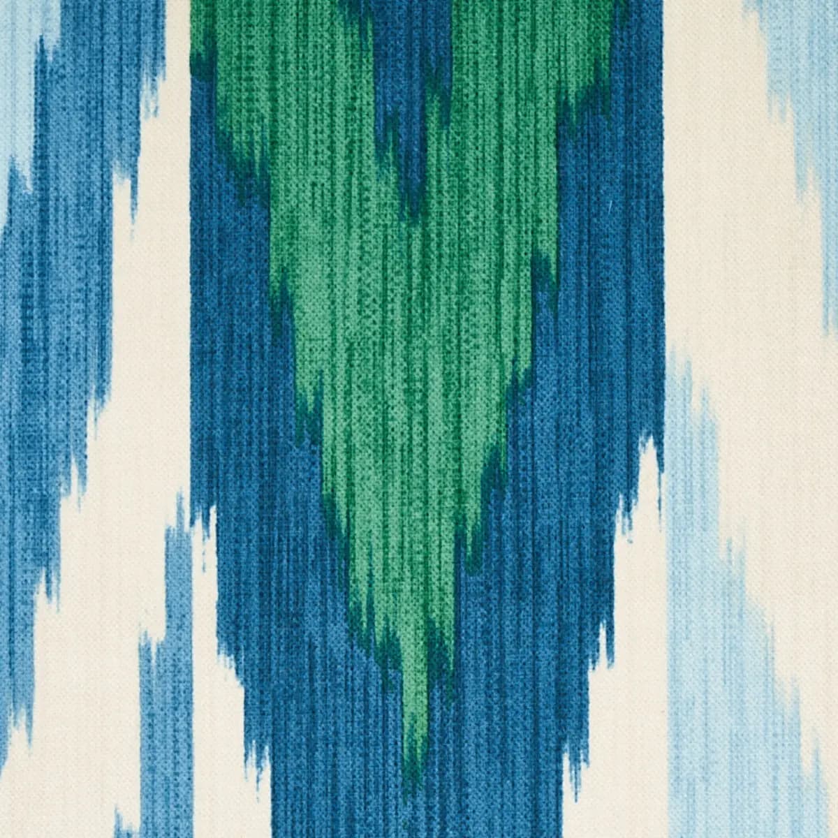 KASHGAR VELVET IKAT_ PEACOCK & EMERALD