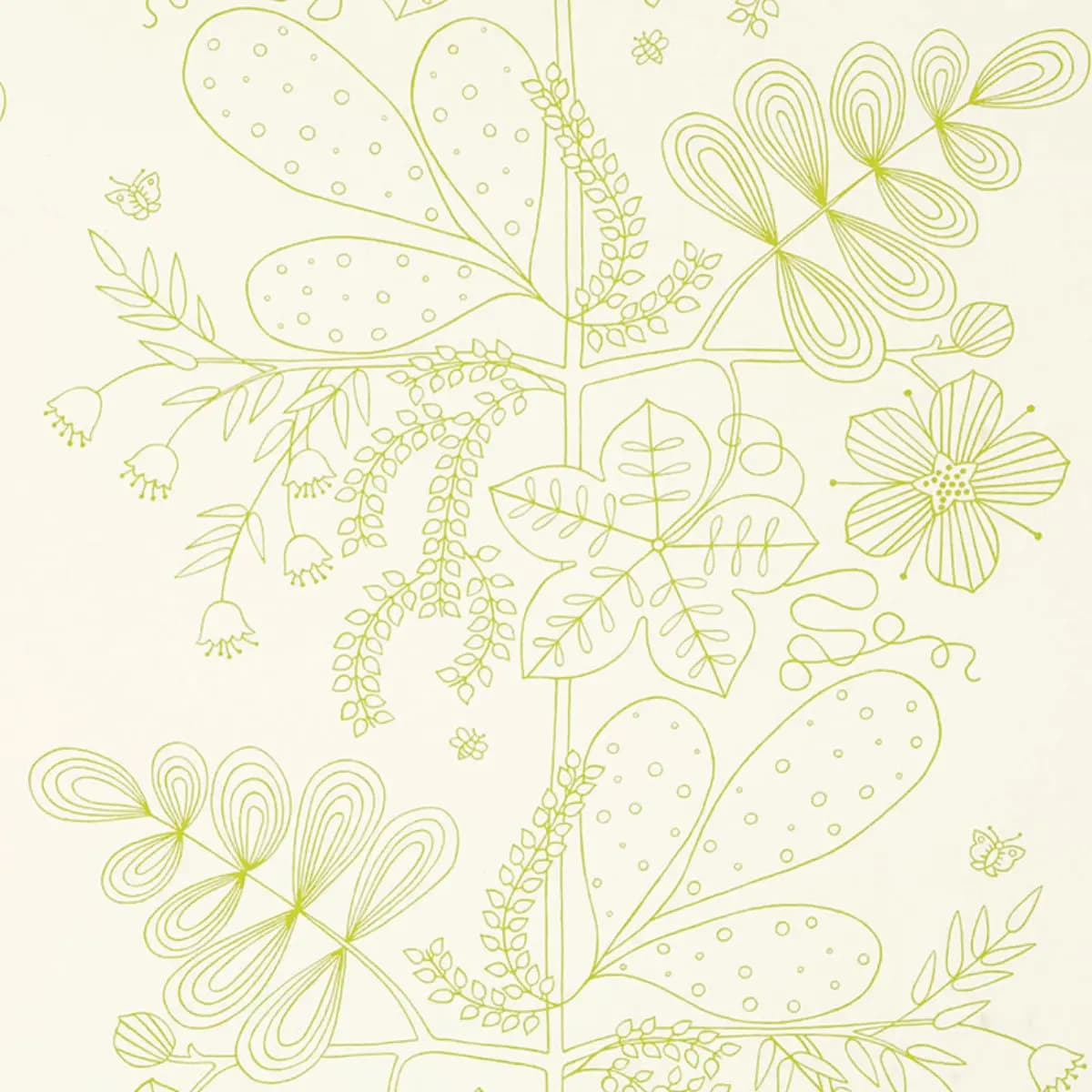 Blommen Print_ LIME