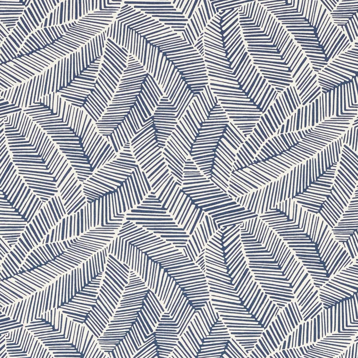 ABSTRACT LEAF_ NAVY