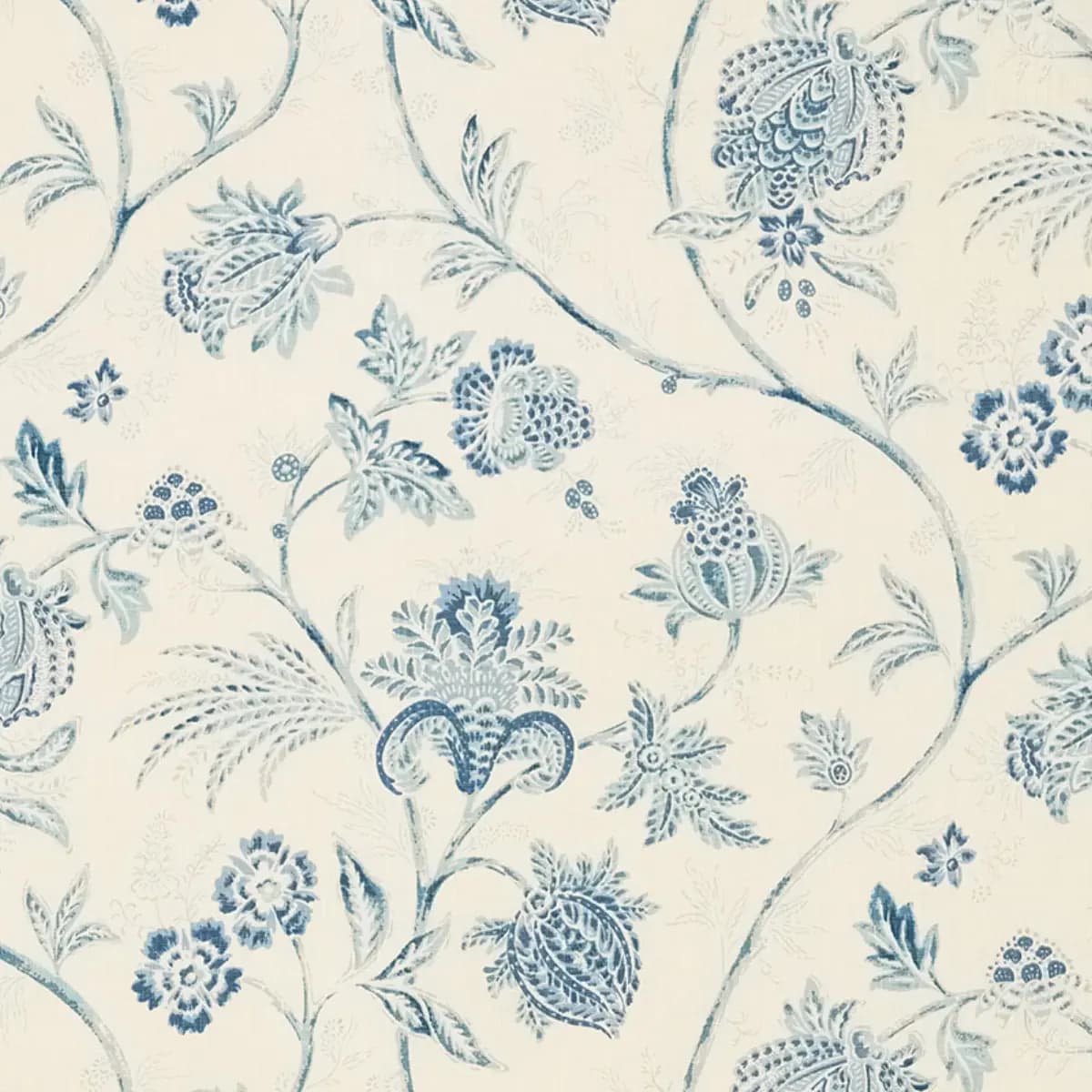 Chinoiserie Vine_ CHINA BLUE