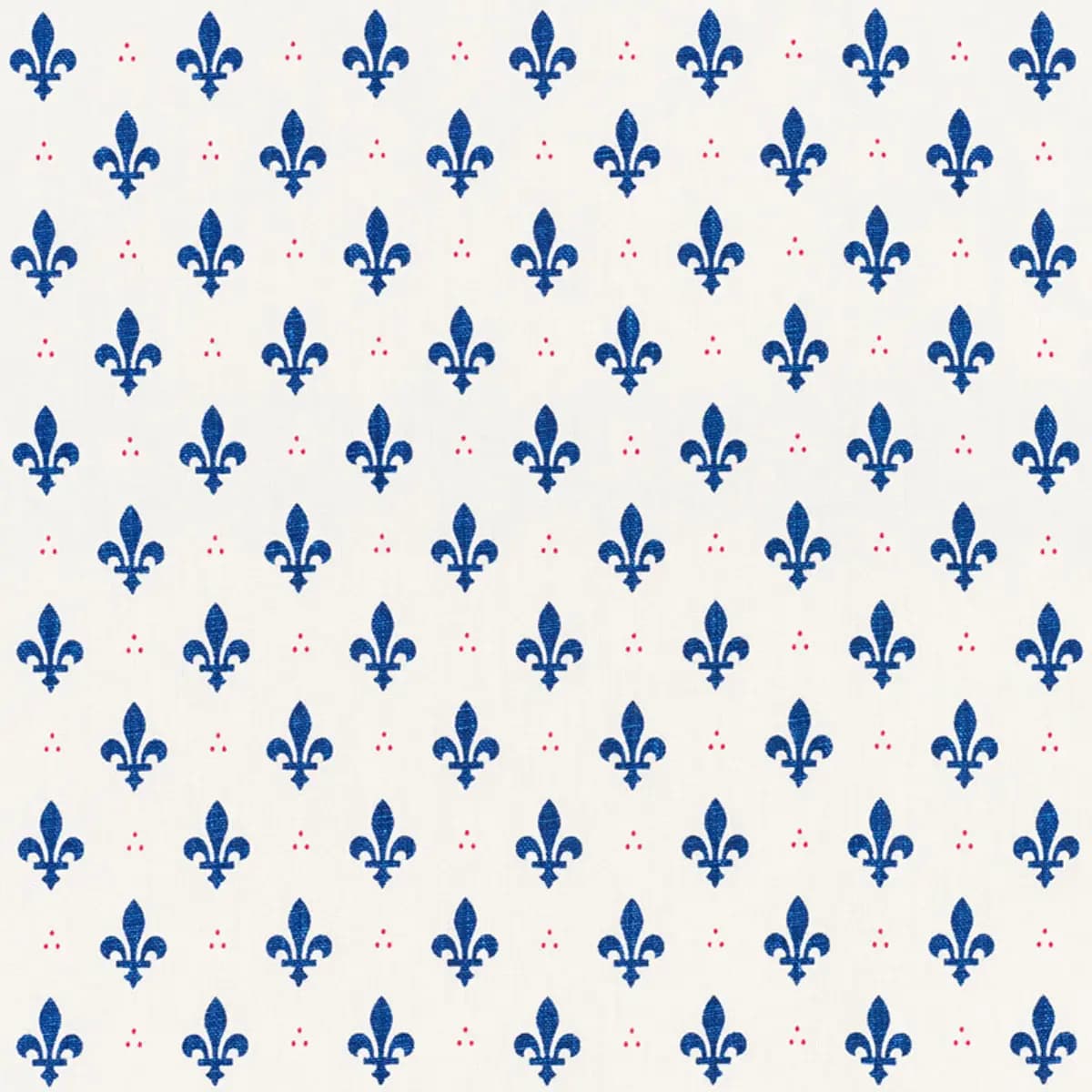 FLEUR DE LIS_ BLEU & ROUGE