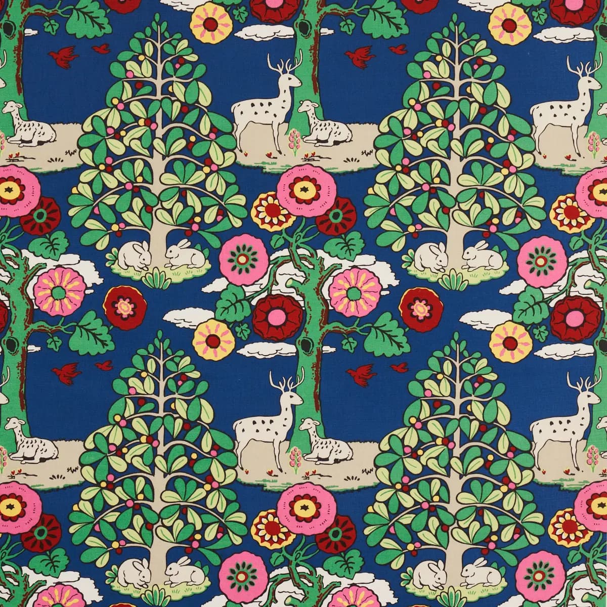 FANTASY FOREST_ BLUE & MULTI