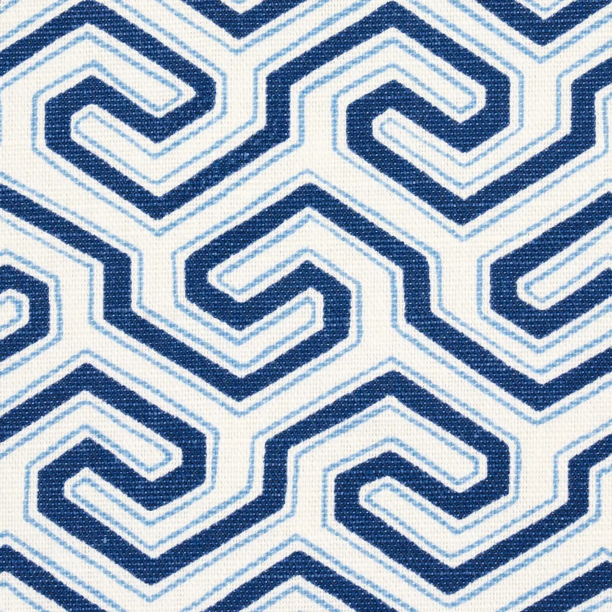 MING FRET PRINT_ BLUE