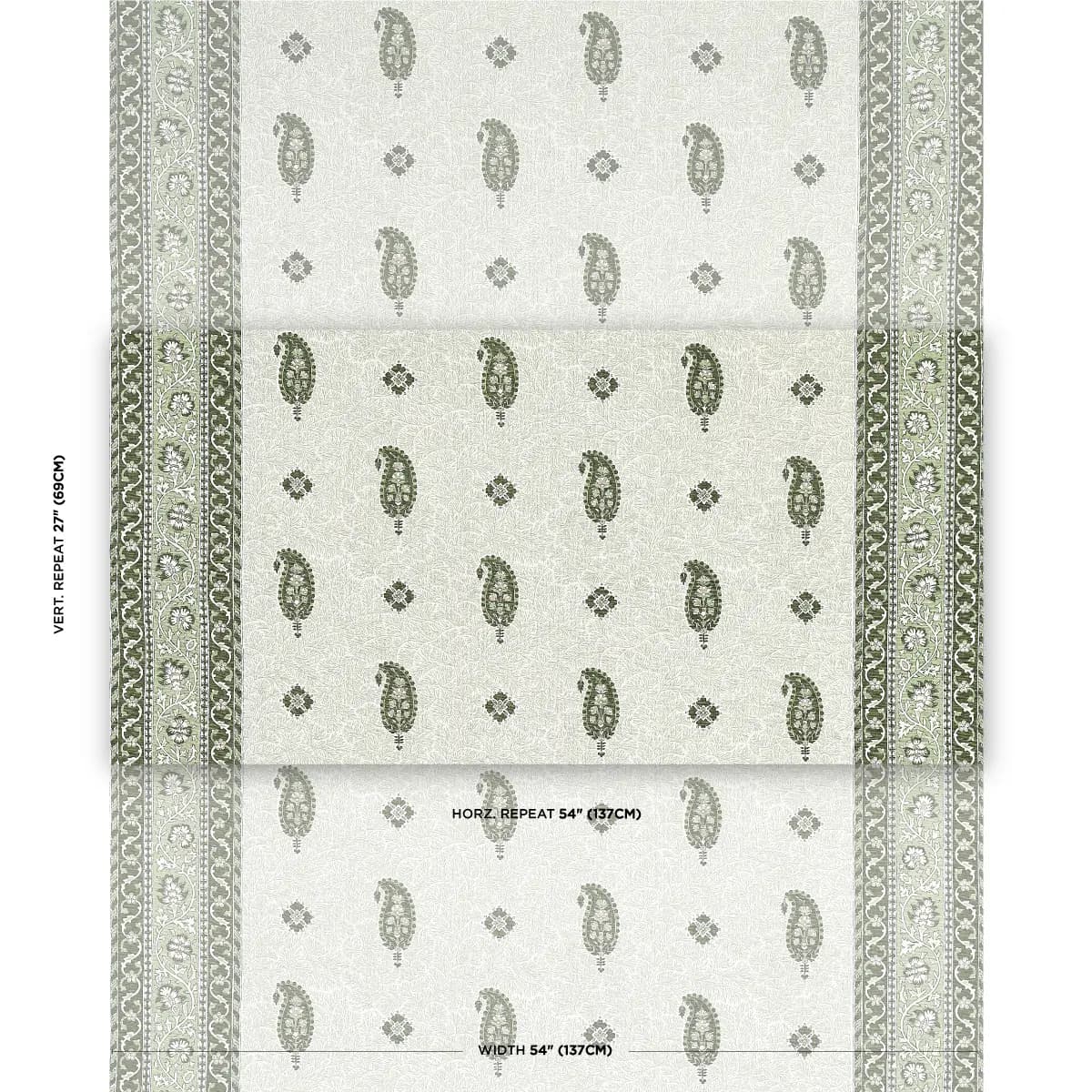OJAI PAISLEY_ LEAF GREEN