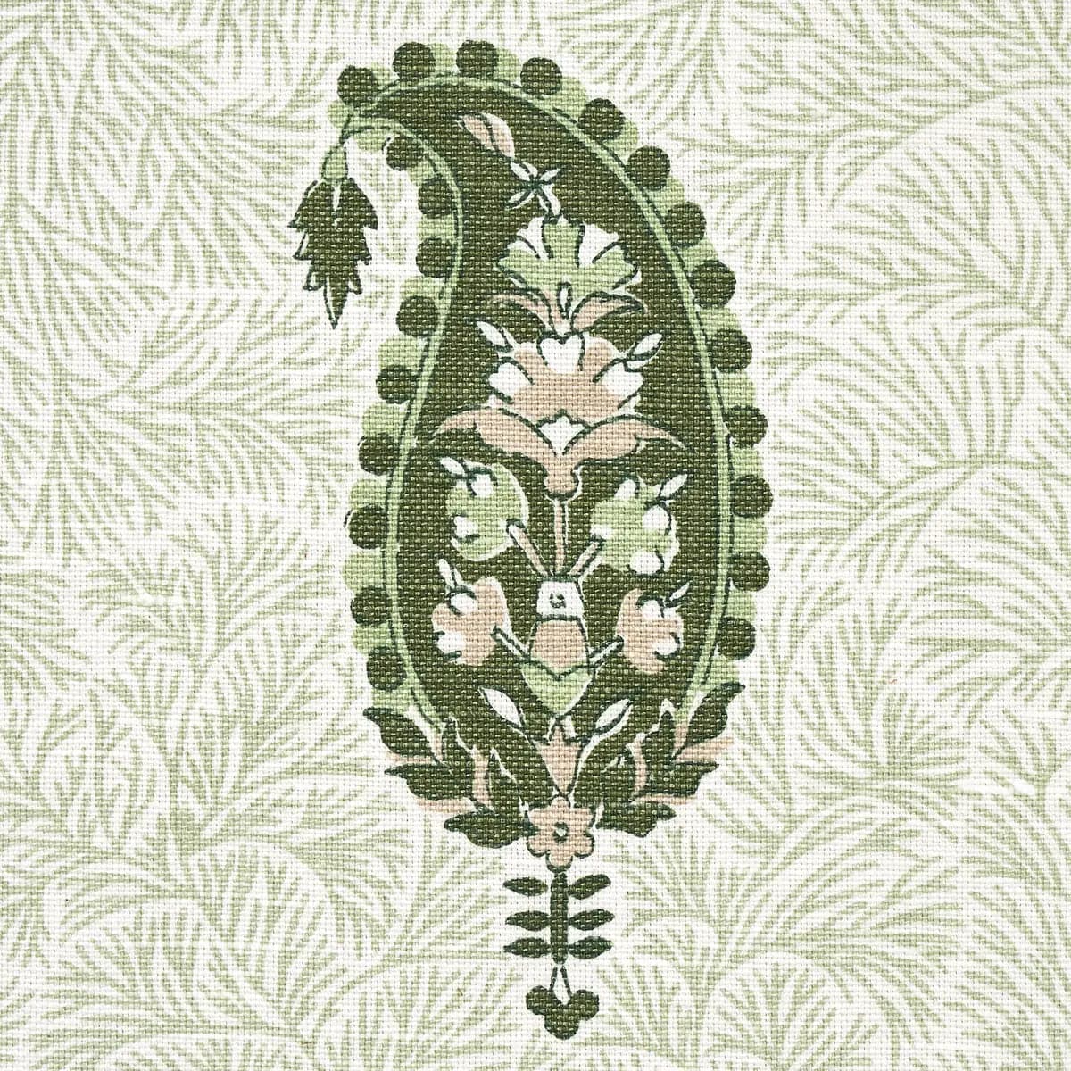 OJAI PAISLEY_ LEAF GREEN
