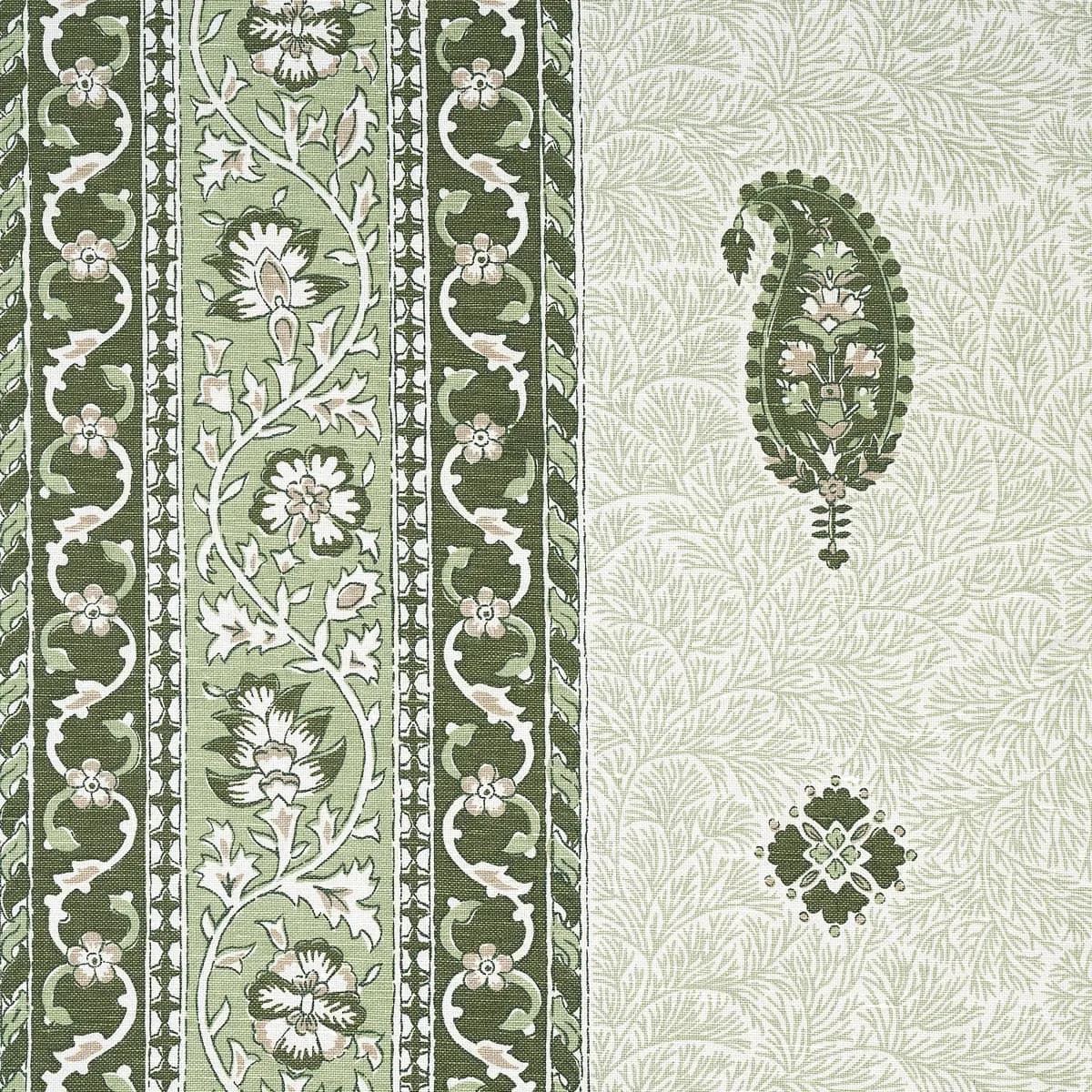 OJAI PAISLEY_ LEAF GREEN