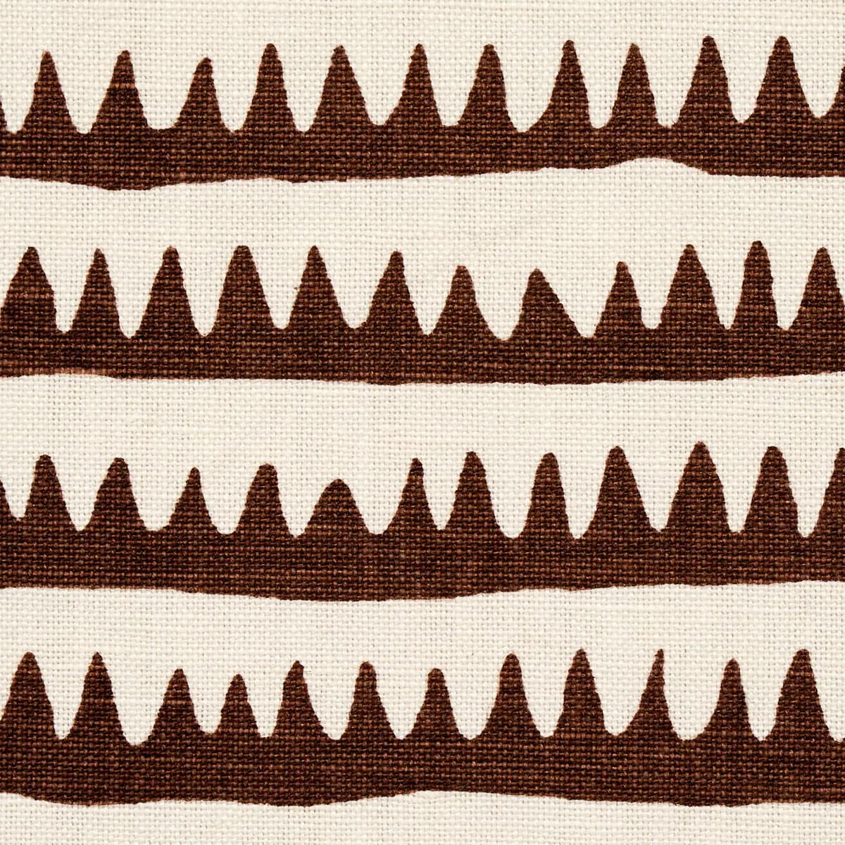 CORFU HAND PRINTED STRIPE_ BROWN