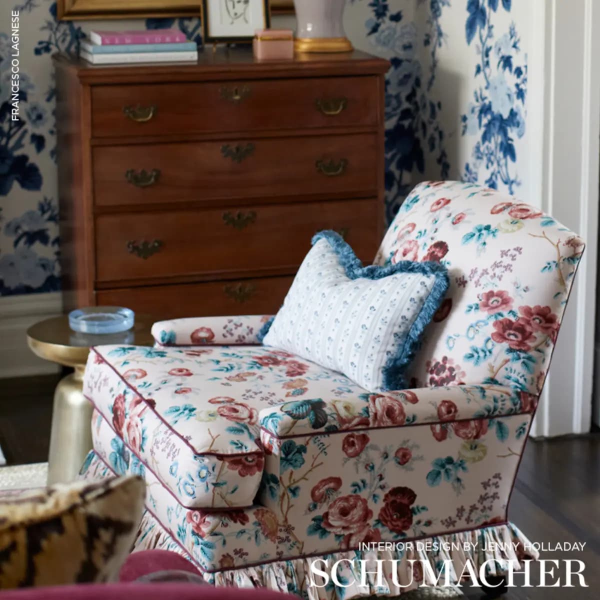 SALISBURY CHINTZ_ ROSE