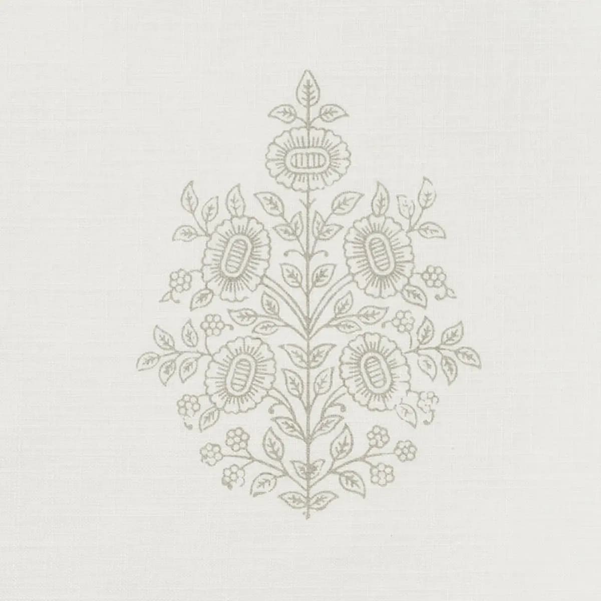ASARA FLOWER SHEER_ GREY