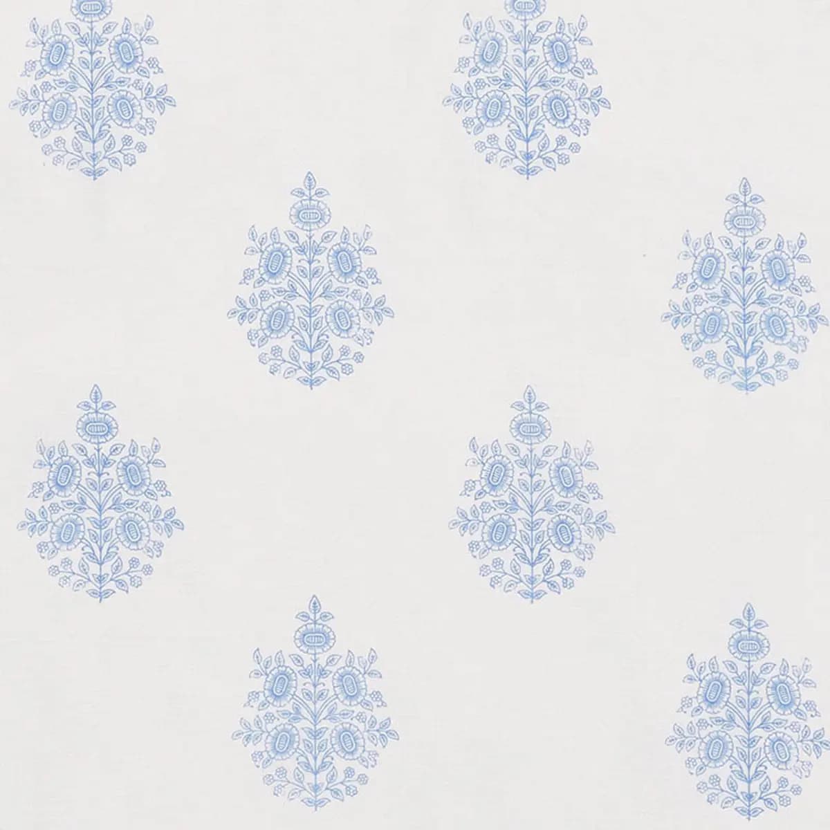 ASARA FLOWER SHEER_ BLUE