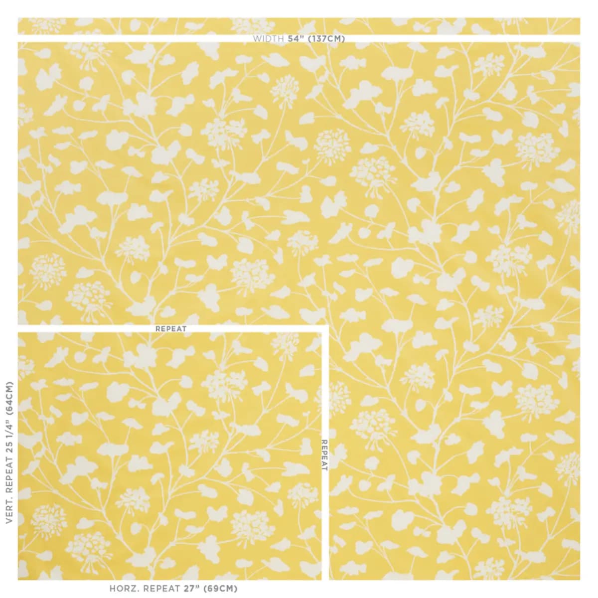 PENNICK CHINTZ_ YELLOW