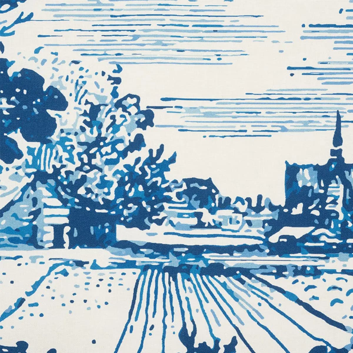 MODERN TOILE_ INDIGO