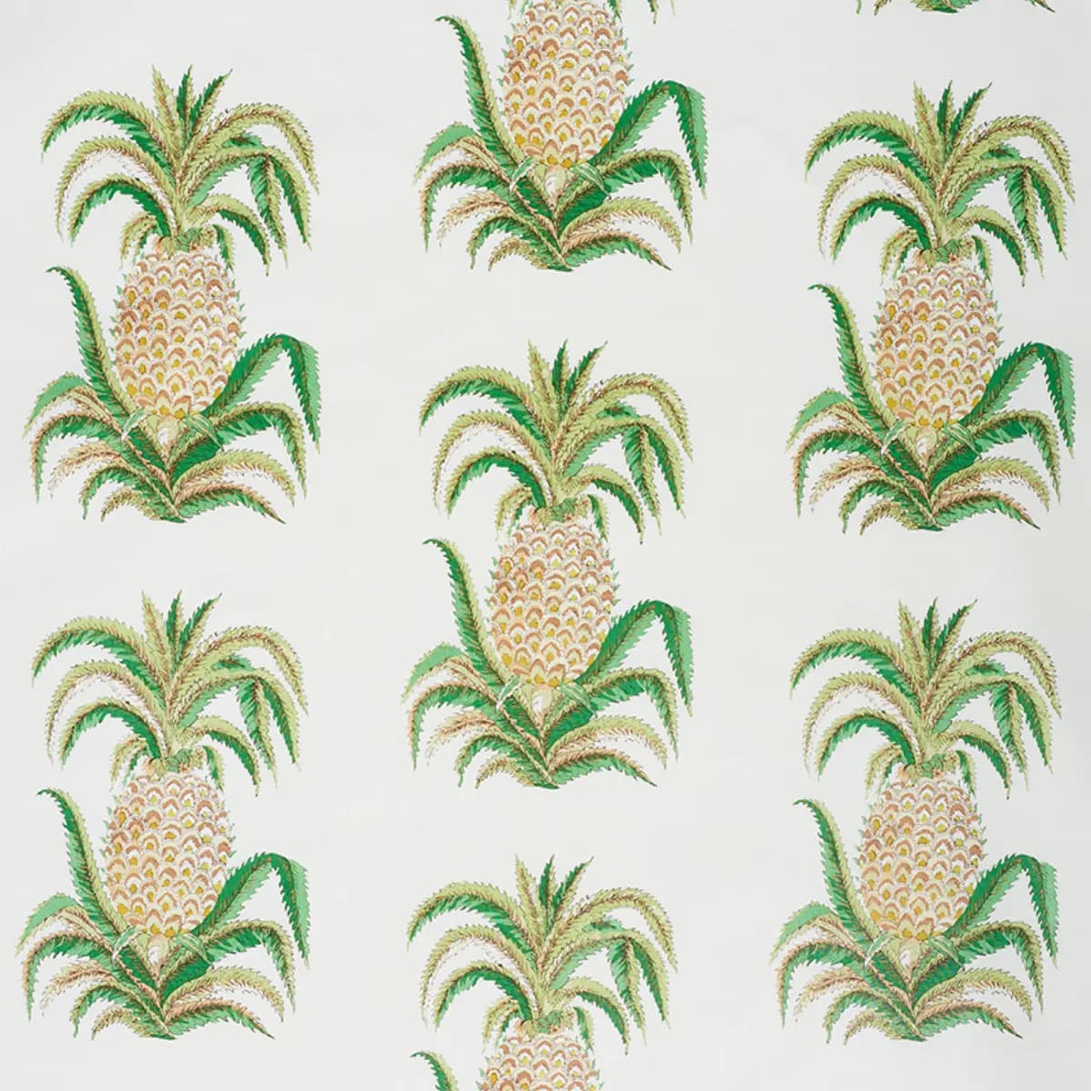 PINEAPPLES CHINTZ_ IVORY