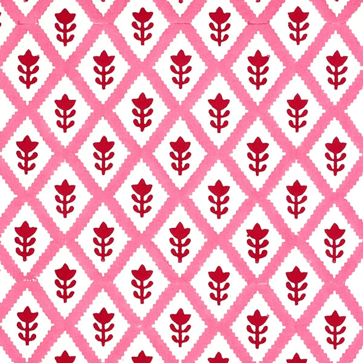 BUTI HAND BLOCK PRINT_ PINK