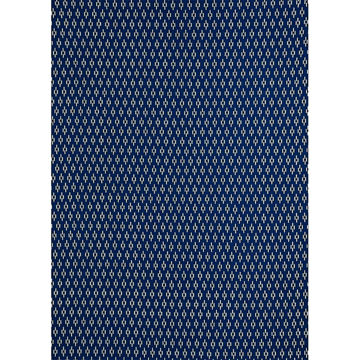 DASH HAND BLOCK PRINT_ INDIGO