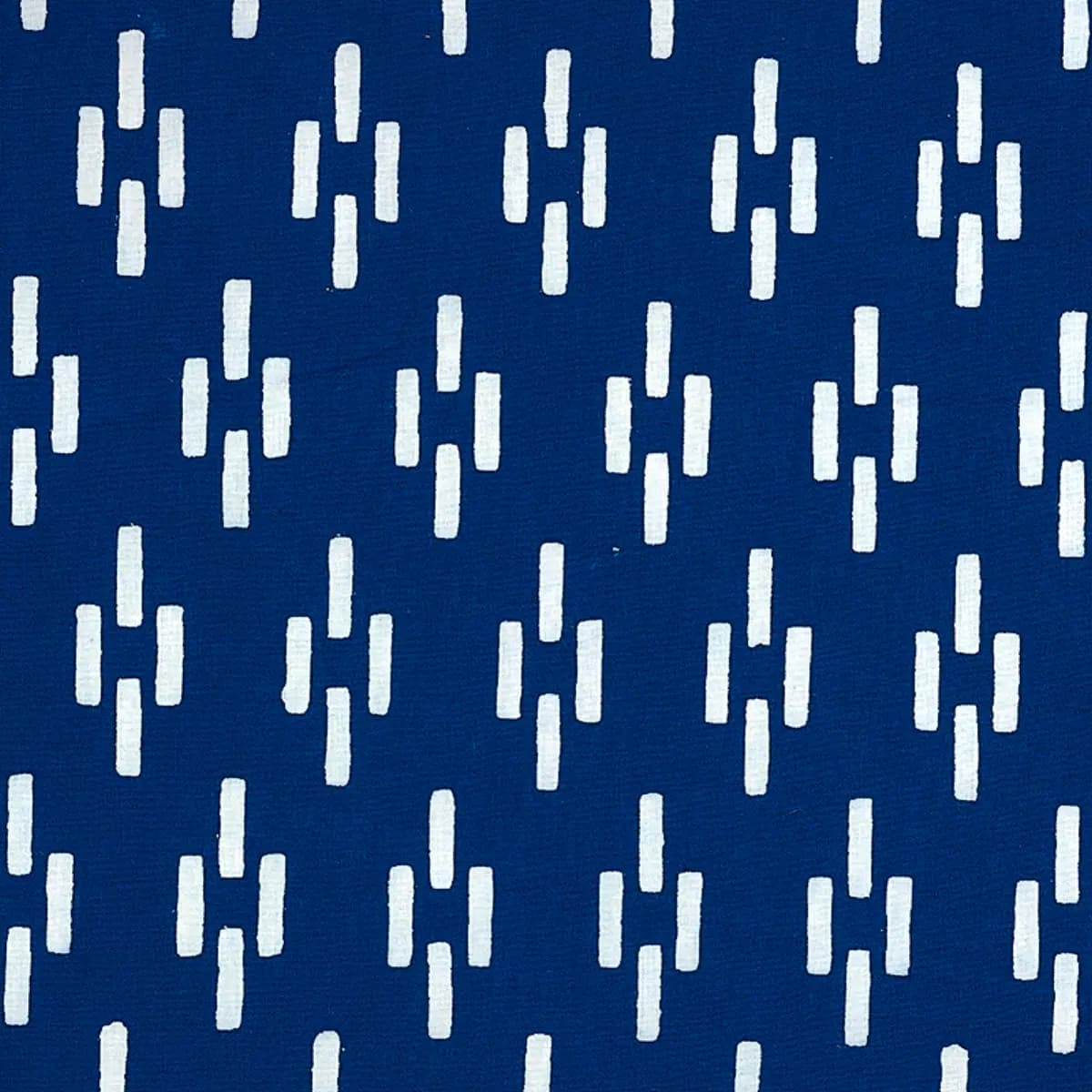 DASH HAND BLOCK PRINT_ INDIGO