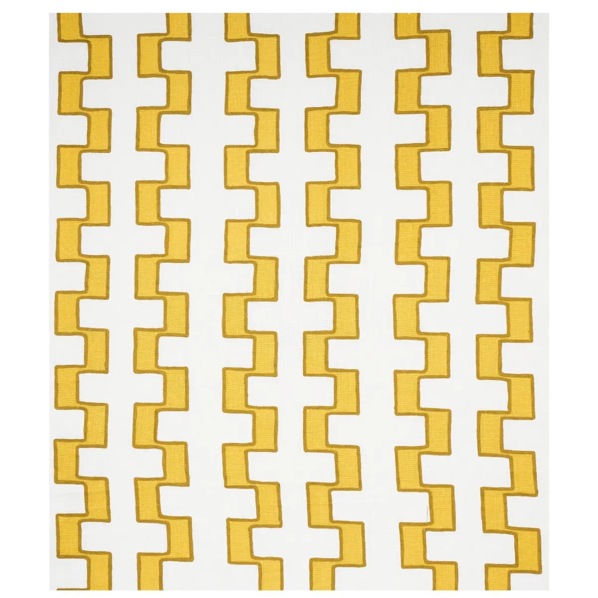 DIXON EMBROIDERED PRINT LINEN_ YELLOW