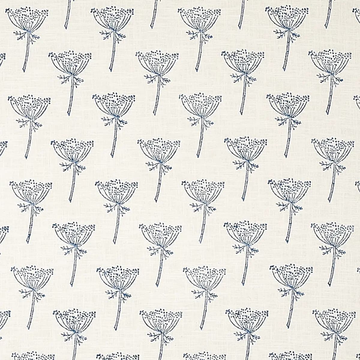 WILD CARROT HAND BLOCK PRINT_ INDIGO