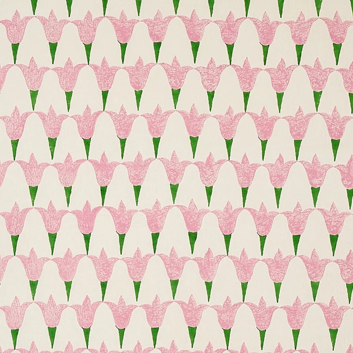 TULIP HAND BLOCK_ ROSE & GRASS