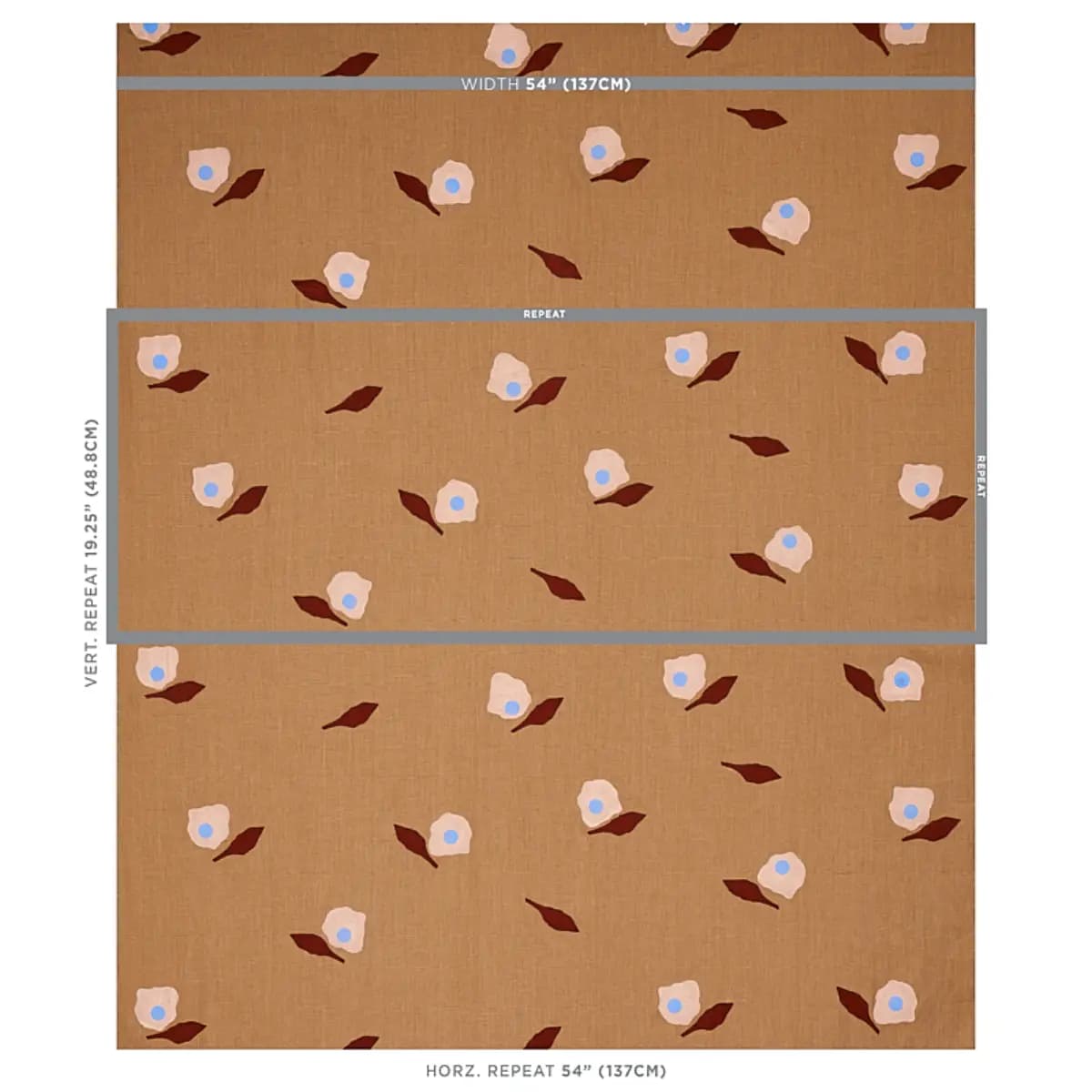 AQUINNAH HAND BLOCK PRINT_ CAMEL