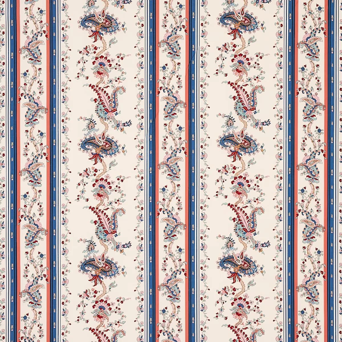ELENA PAISLEY STRIPE_ BLUE