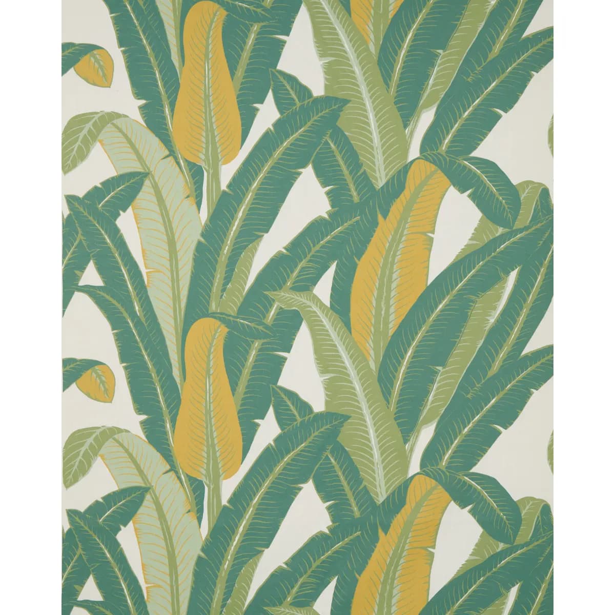 TROPICAL ISLE_ GREEN ON IVORY