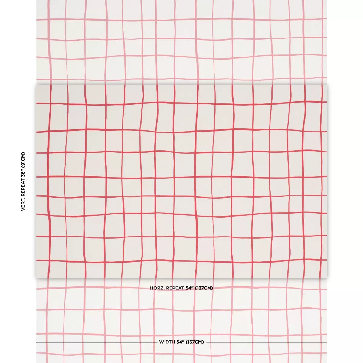 PAINTERLY WINDOWPANE_ RED