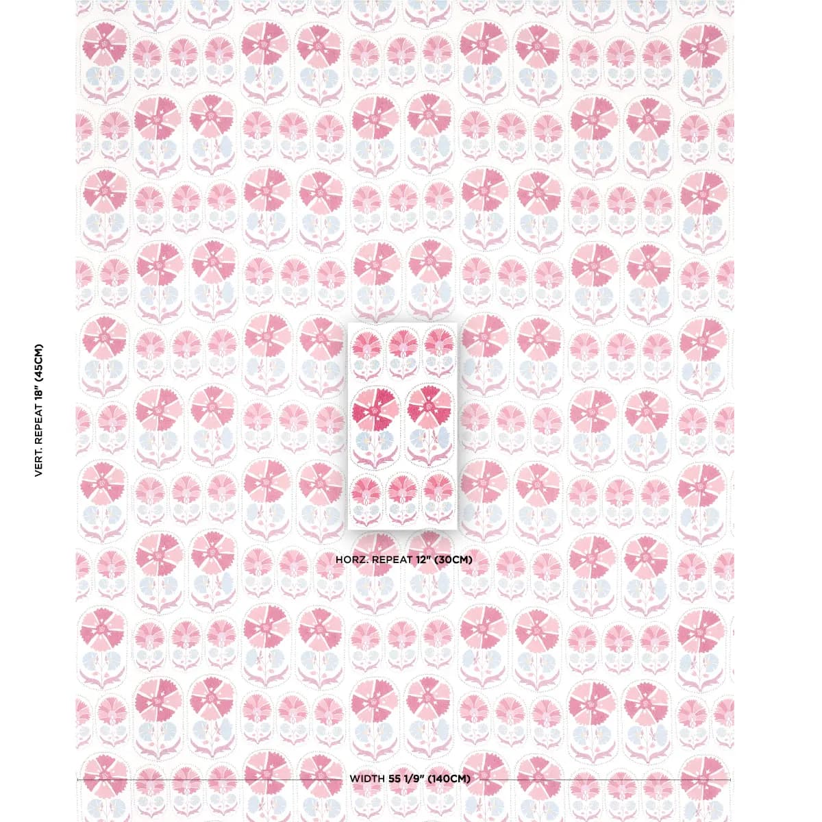 ANJUNA FLORAL LINEN PRINT_ MULBERRY