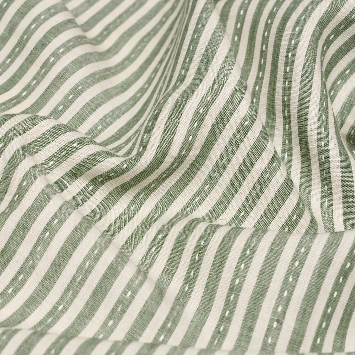 MATHIS TICKING STRIPE_ SAGE