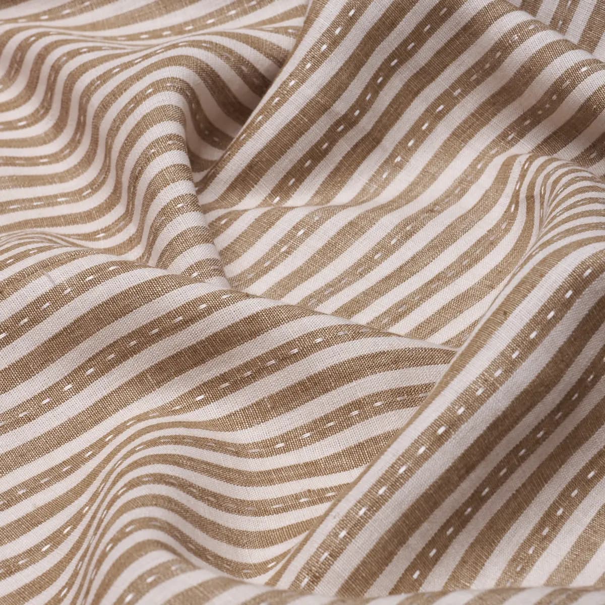 MATHIS TICKING STRIPE_ FLAX
