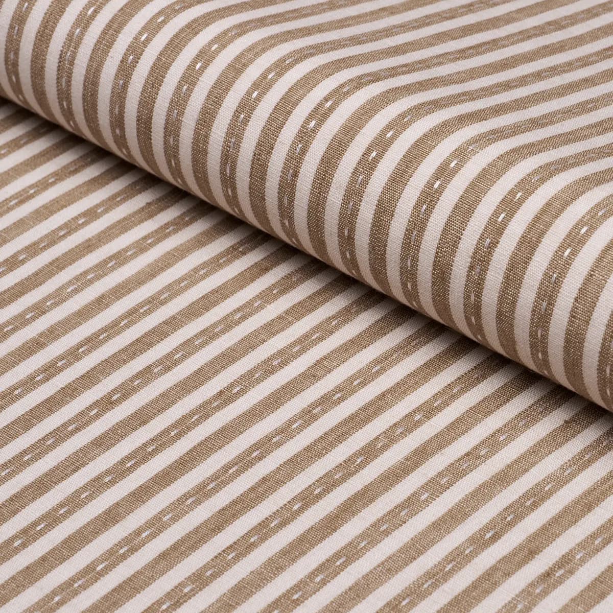 MATHIS TICKING STRIPE_ FLAX