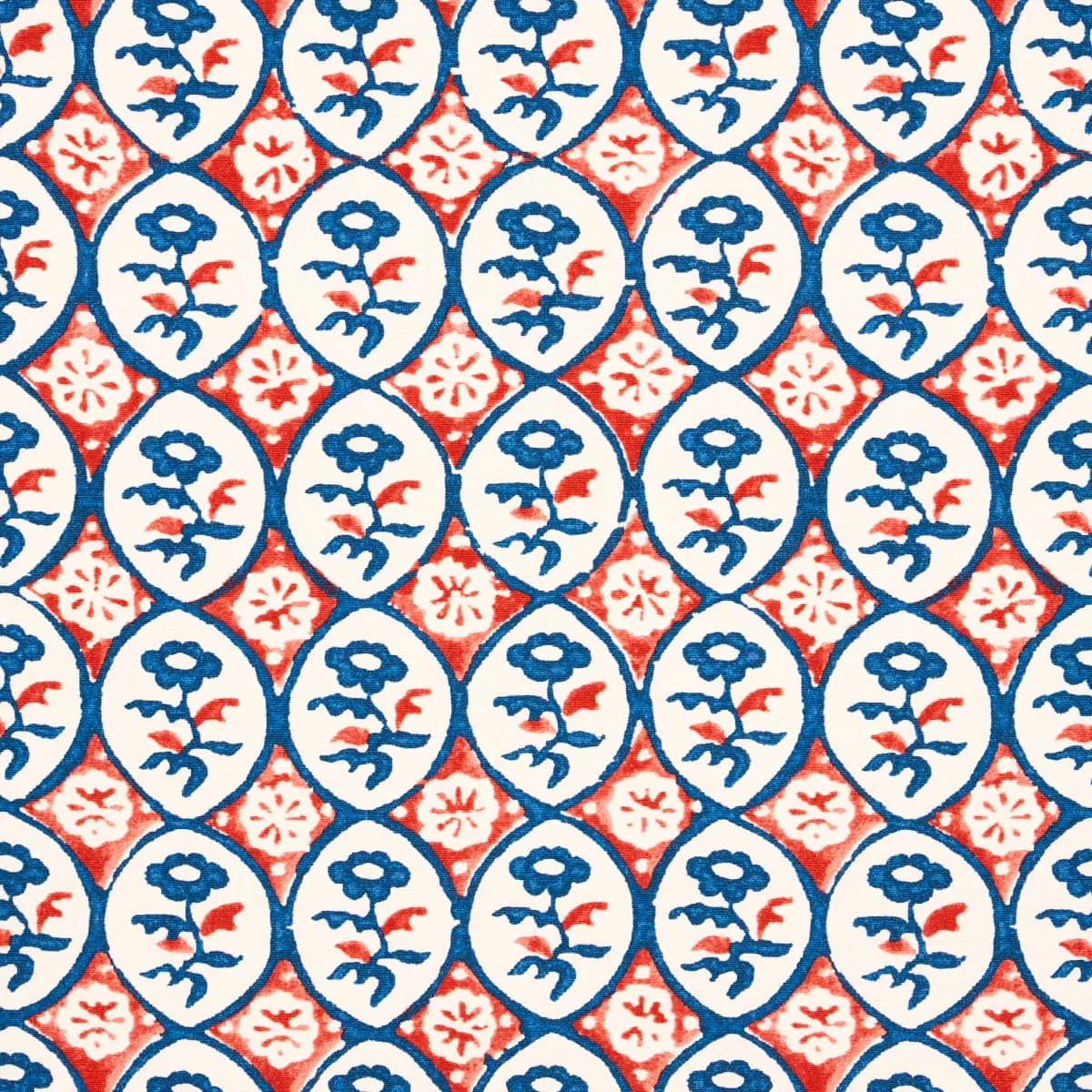 JOSIANE FLORAL_ ROUGE & NAVY