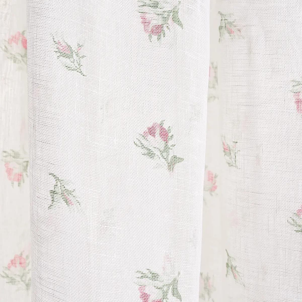MARGIE FLORAL SHEER_ ROSE