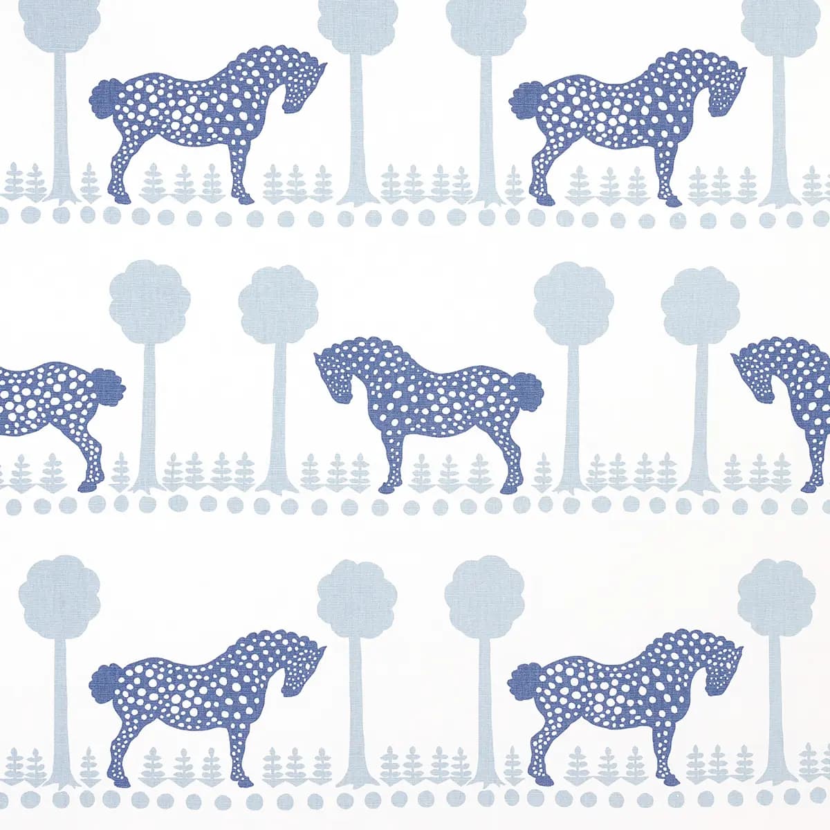 POLKA DOT PONY_ BLUE