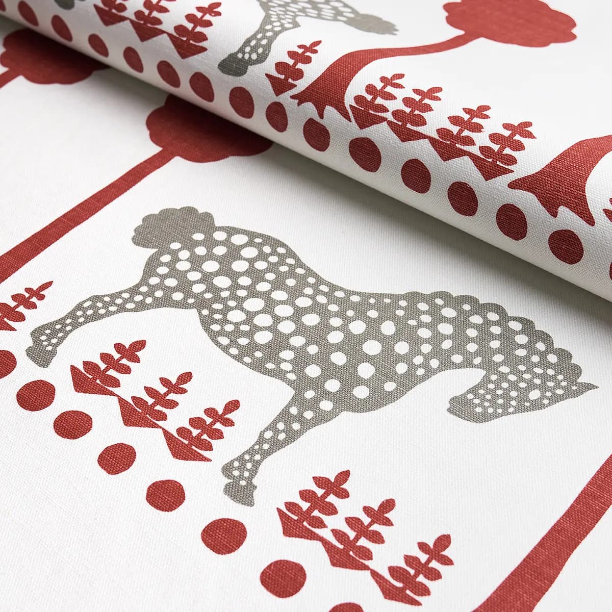 POLKA DOT PONY_ RED