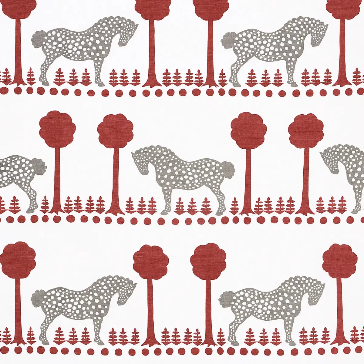 POLKA DOT PONY_ RED