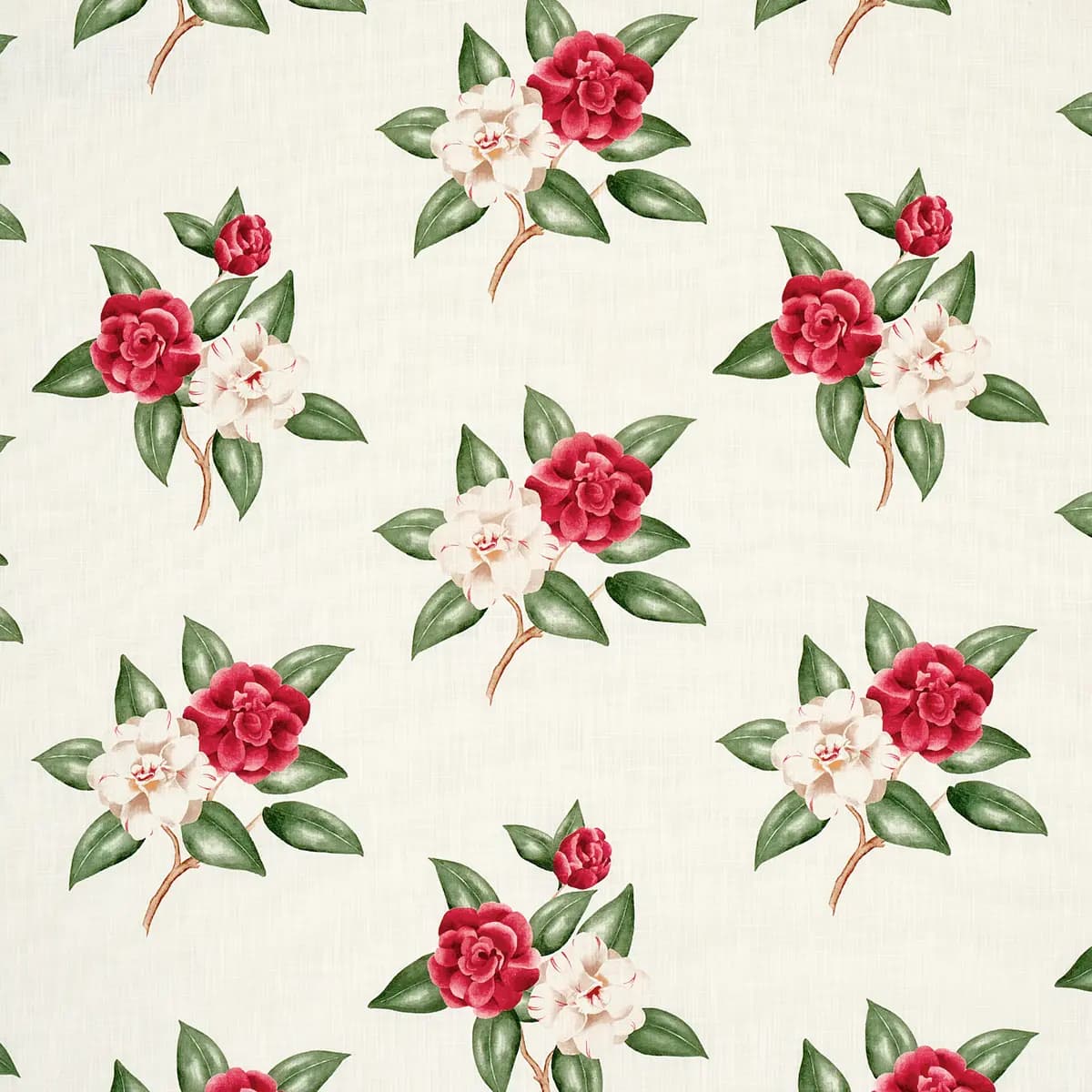 CASABLANCA FLORAL INDOOR/OUTDOOR_ GARNET