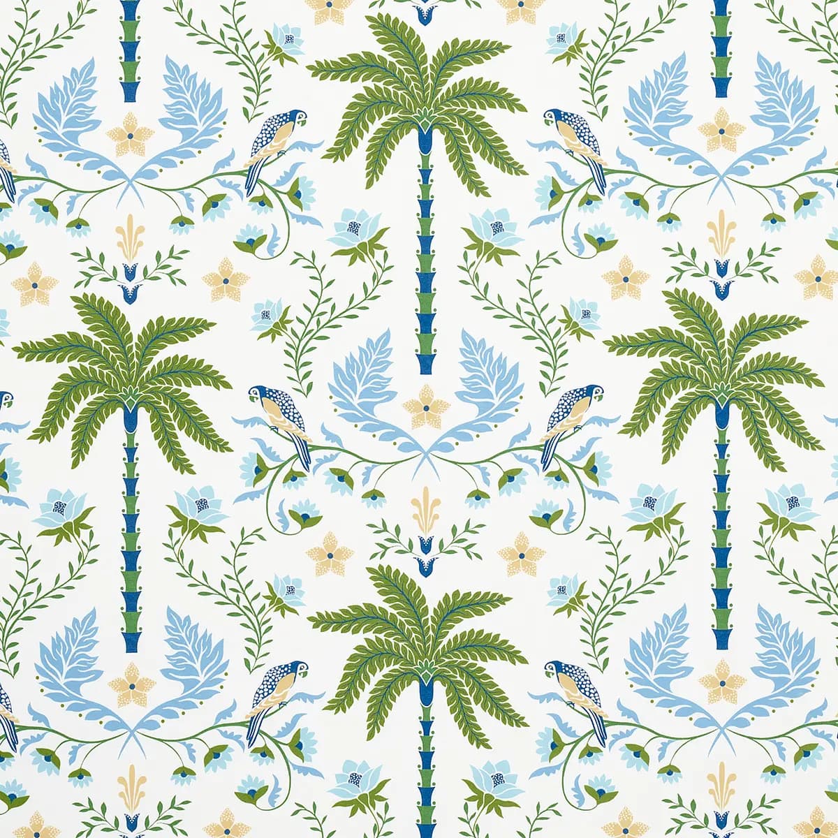 ISLAND PALM INDOOR/OUTDOOR_ BLUE & GREEN
