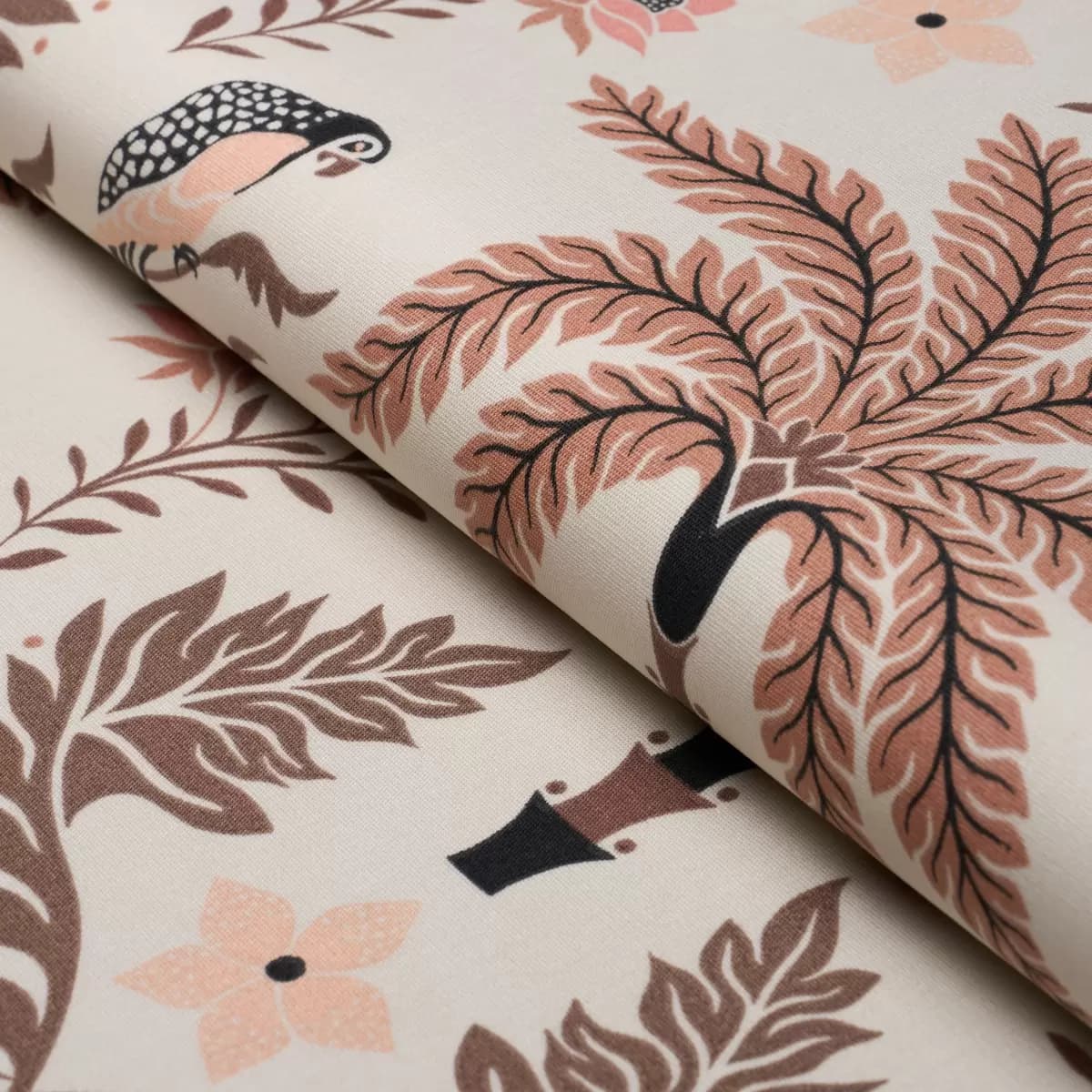ISLAND PALM INDOOR/OUTDOOR_ PEACH & BROWN
