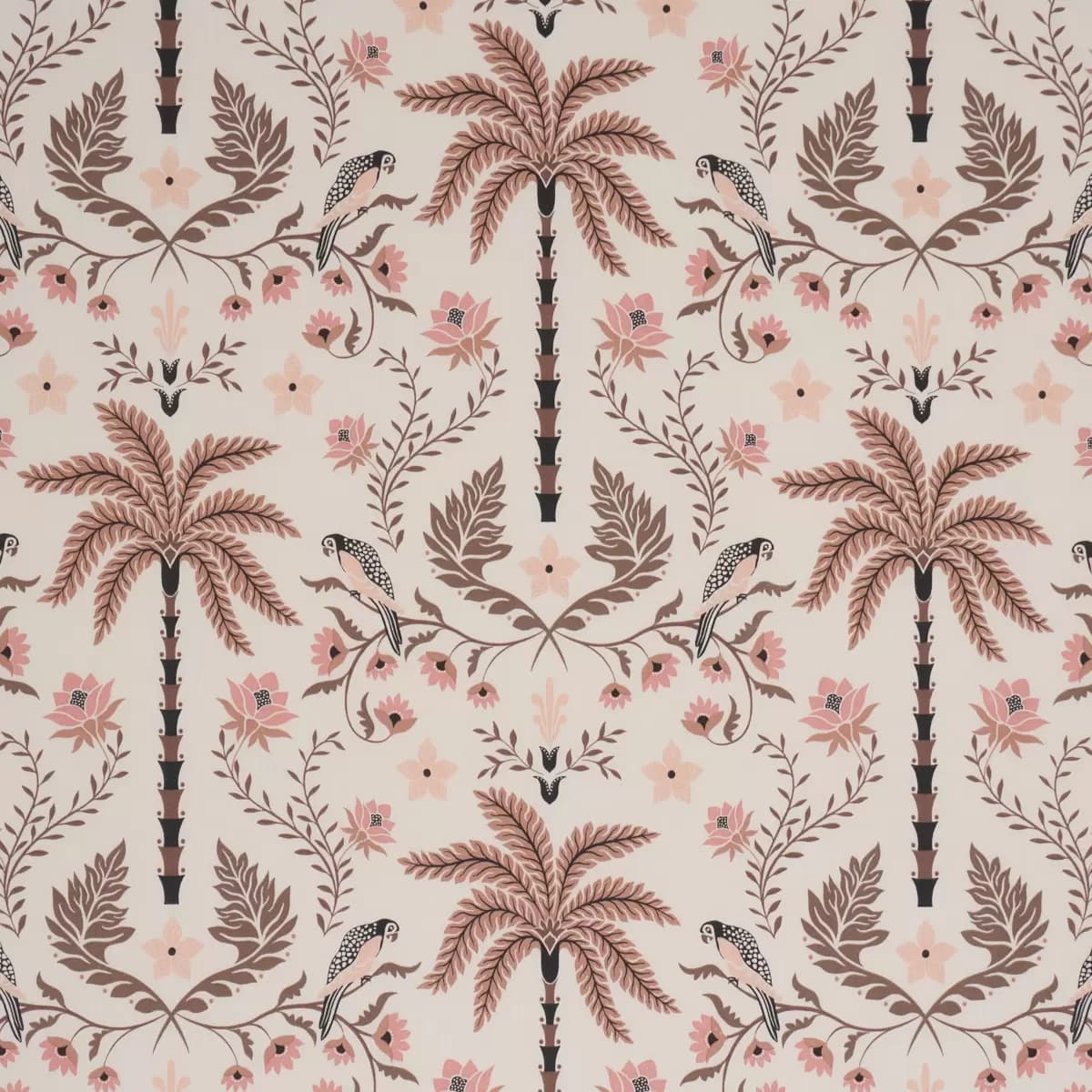 ISLAND PALM INDOOR/OUTDOOR_ PEACH & BROWN