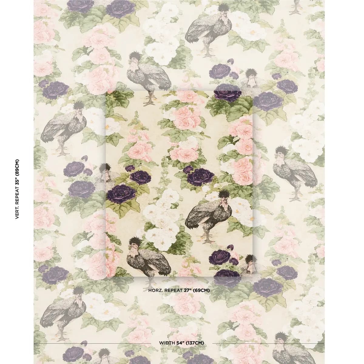 LADY HOLLYHOCK_ CREME